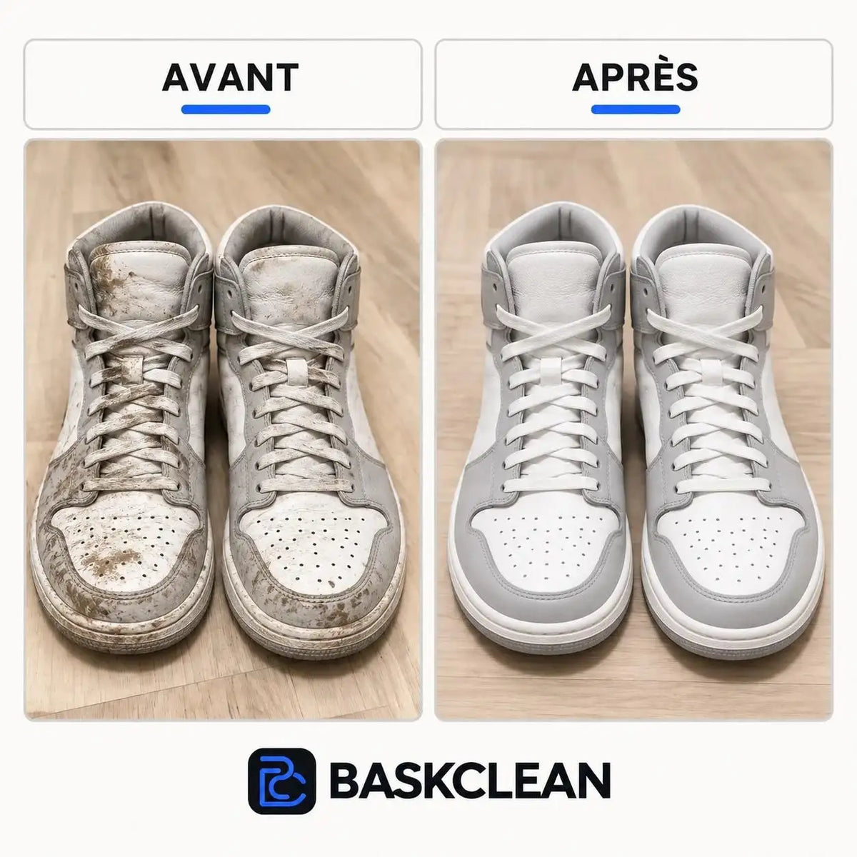 Baskclean - Chaussures propre sans frotter.