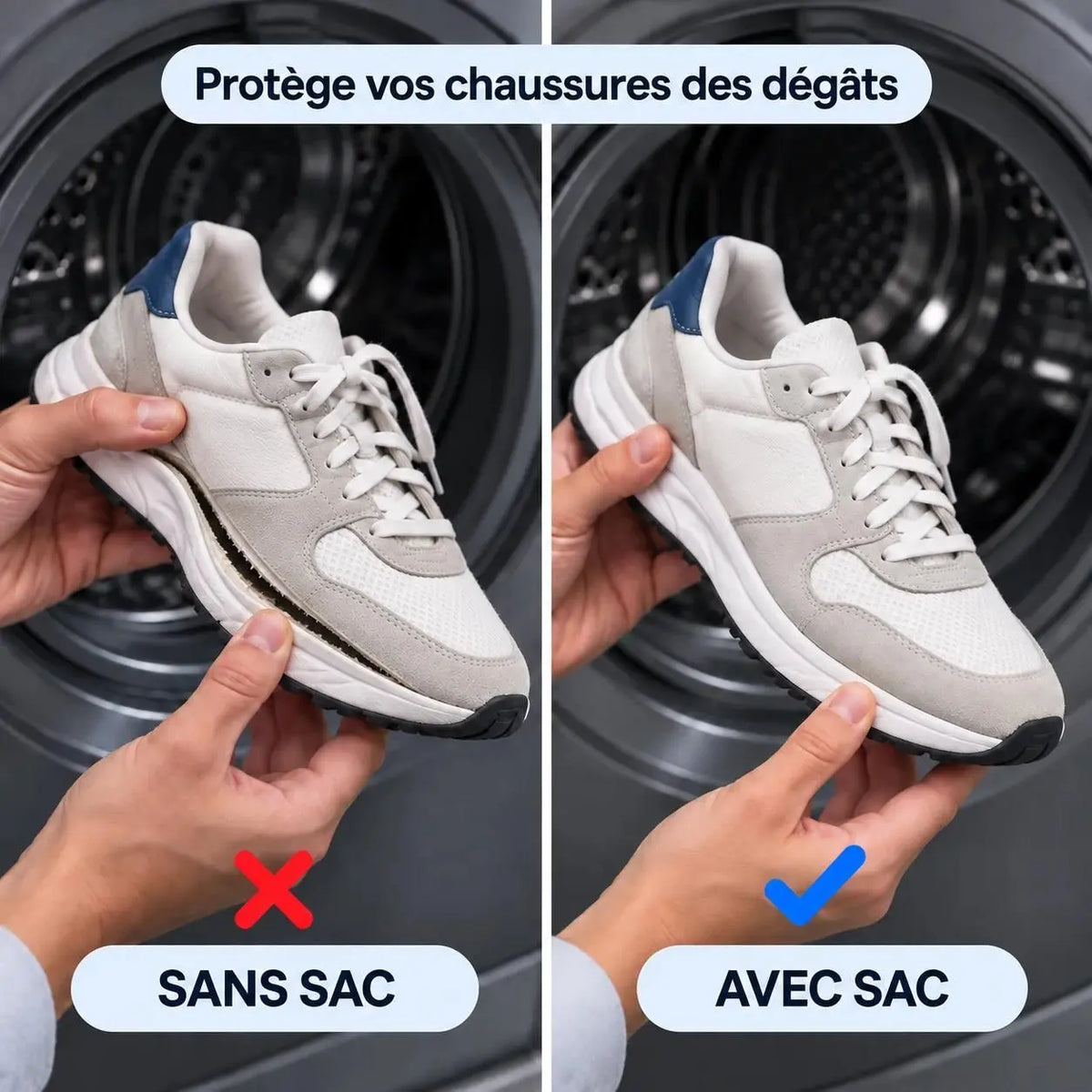 Baskclean - Chaussures propre sans frotter.